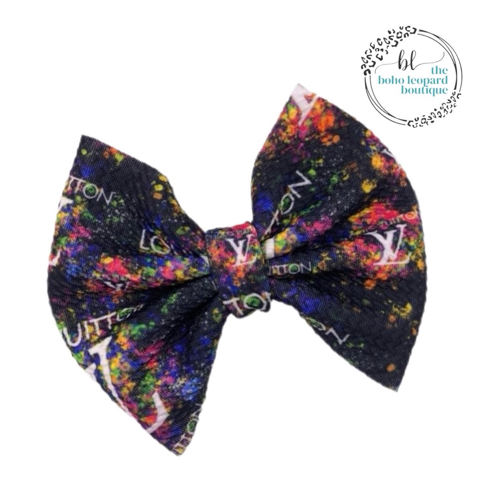 Girls Custom Fabric large HairBow